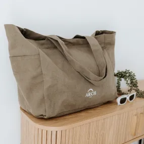 ARCH Pocket Tote Bag - Moss
