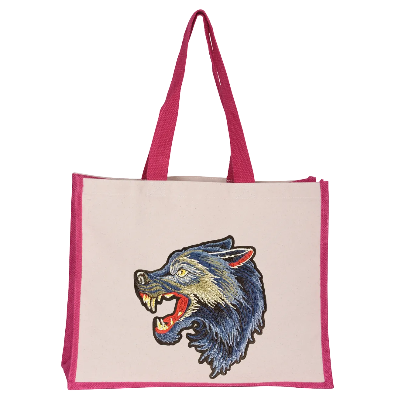 Blue Wolf Midi Tote Bag