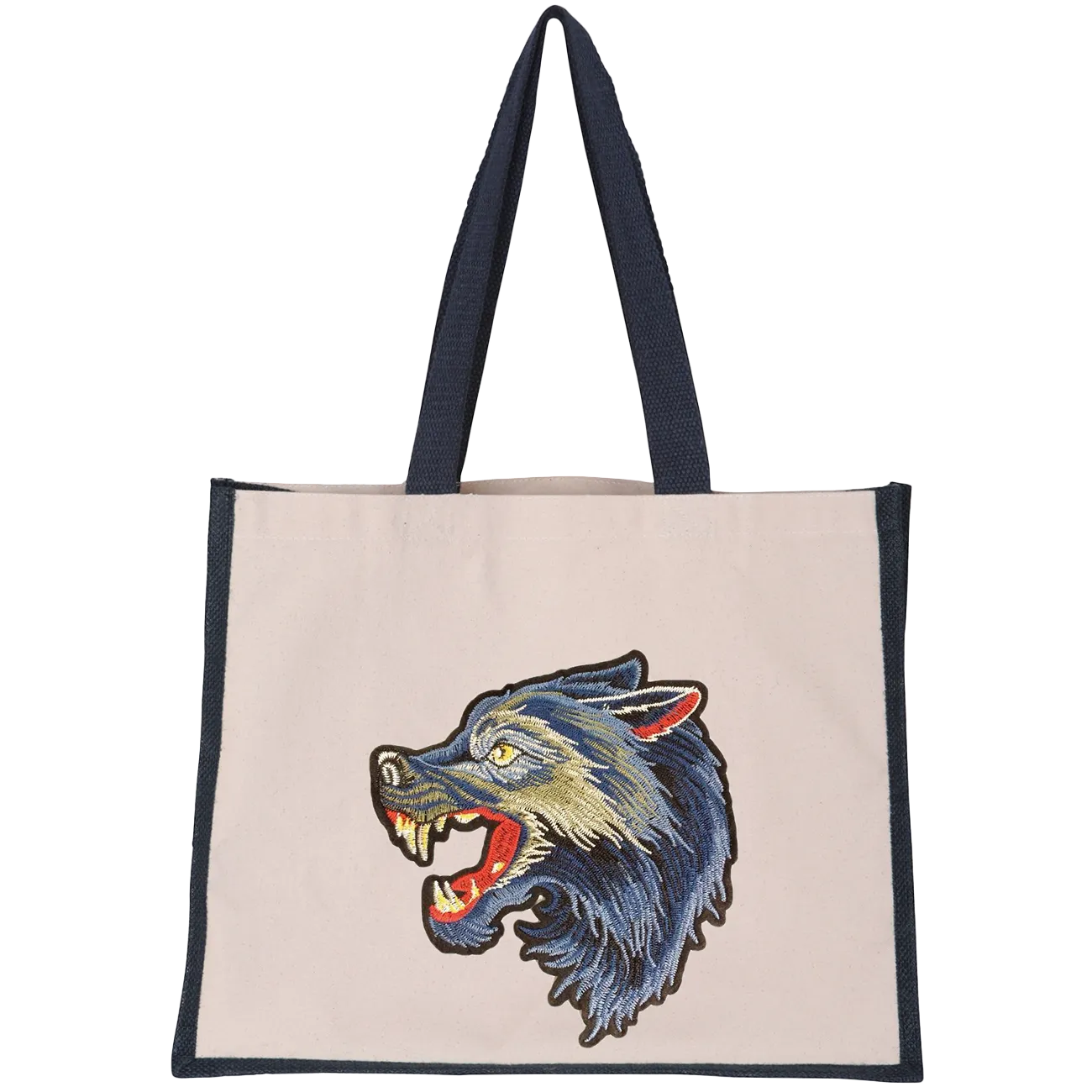 Blue Wolf Midi Tote Bag