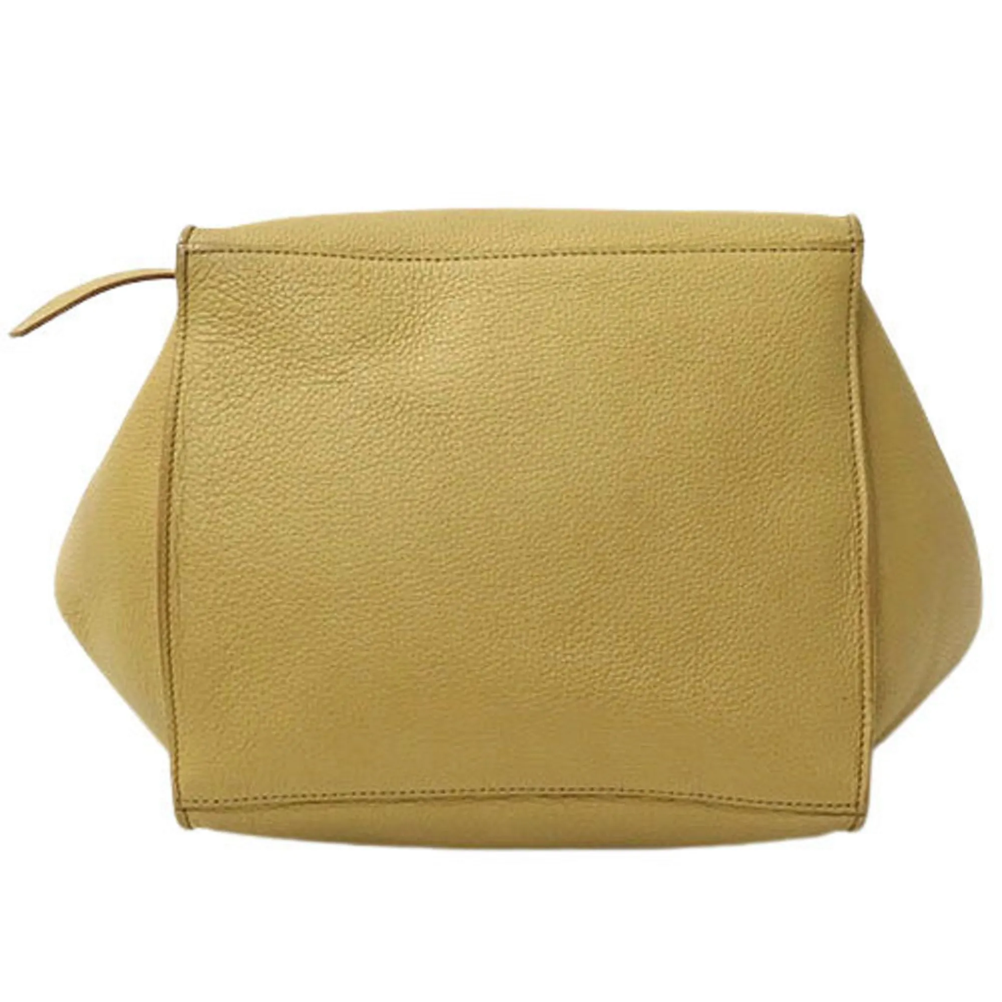 Celine Bag Ladies Handbag Shoulder 2way Belt Small Leather Beige
