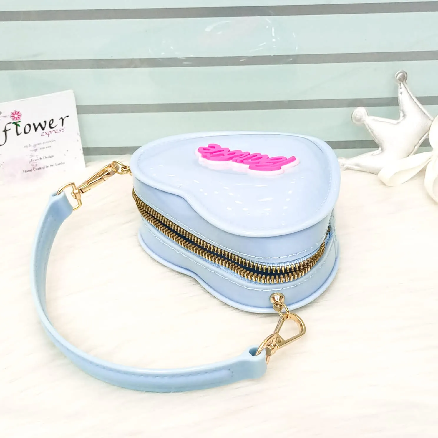 Fibre Jelly Barbie Heart Mini Crossbody