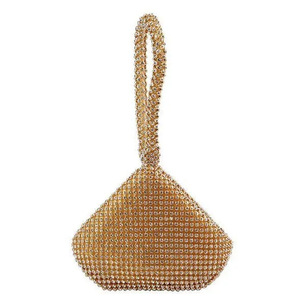 Gold Full Rhinestone Clutch Bag