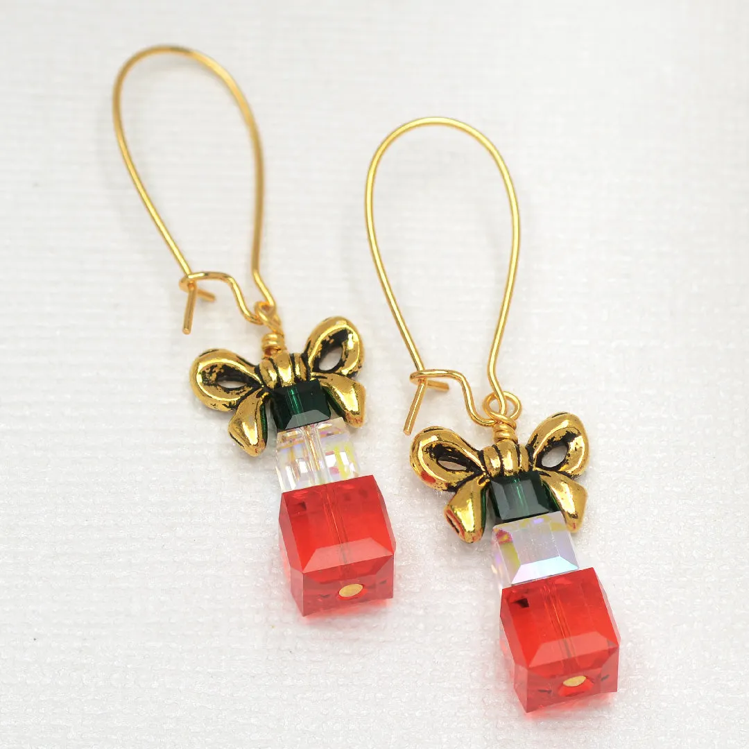 Holiday Gift Box Earrings