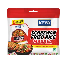 Keya Schezwan Fried Rice Masala 100g Multipack | 5 sachets inside of 20g | Each sachet 20g