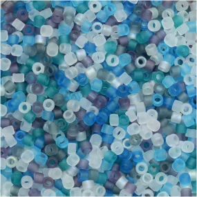 Miyuki Delica Seed Beads, 11/0 Size, #MIX9045 Beach Glass Mix (7.2 Gram Tube)