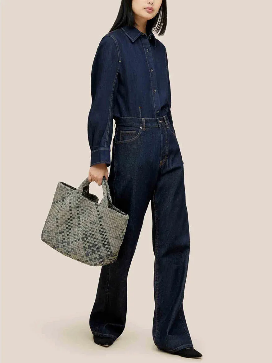 Naghedi St. Barths Medium Tote in Watercolor Neptune