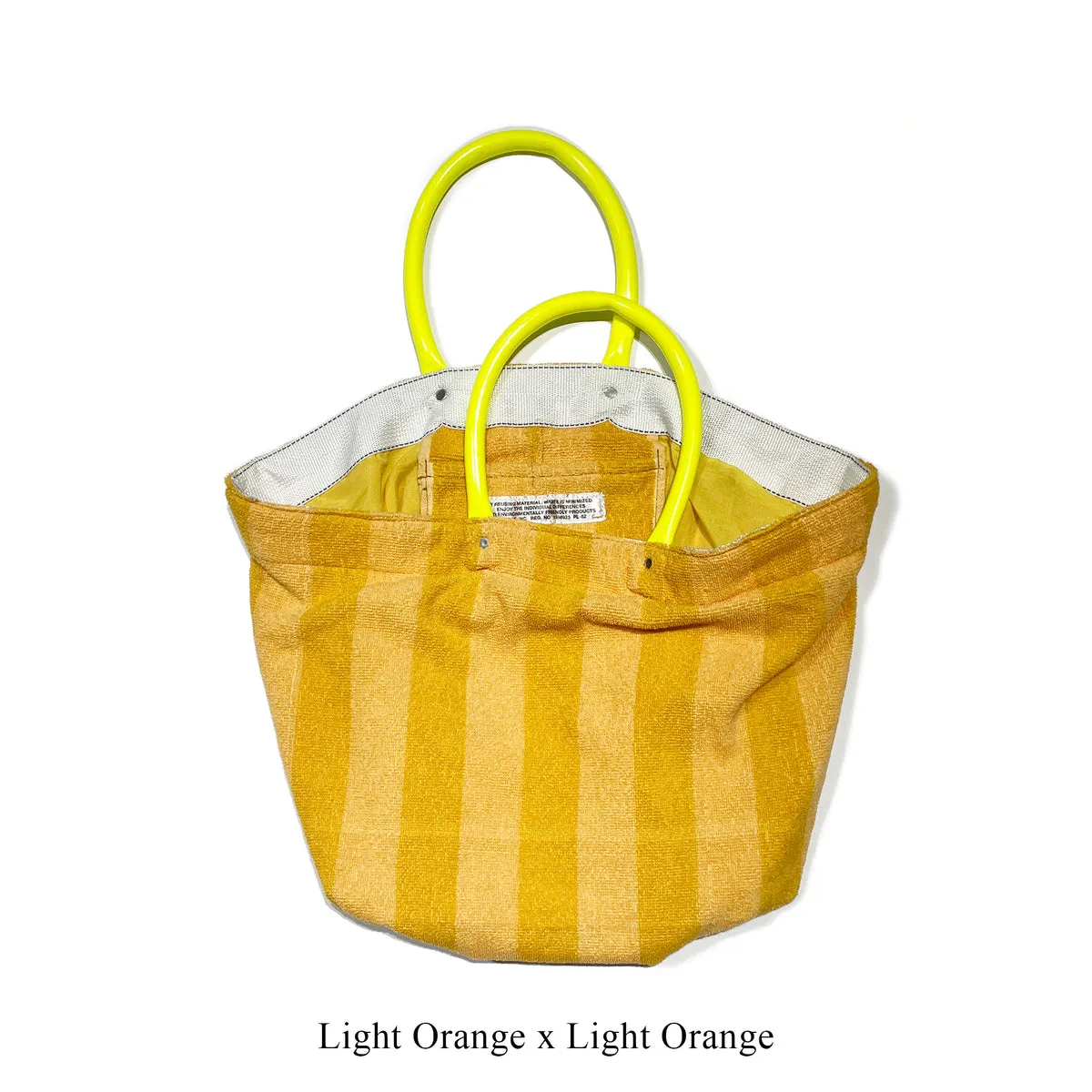 POOL BAG SINGLE COLOR LINING / Light Orange x Light Orange