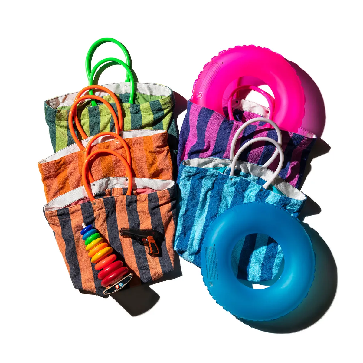 POOL BAG SINGLE COLOR LINING / Light Orange x Light Orange