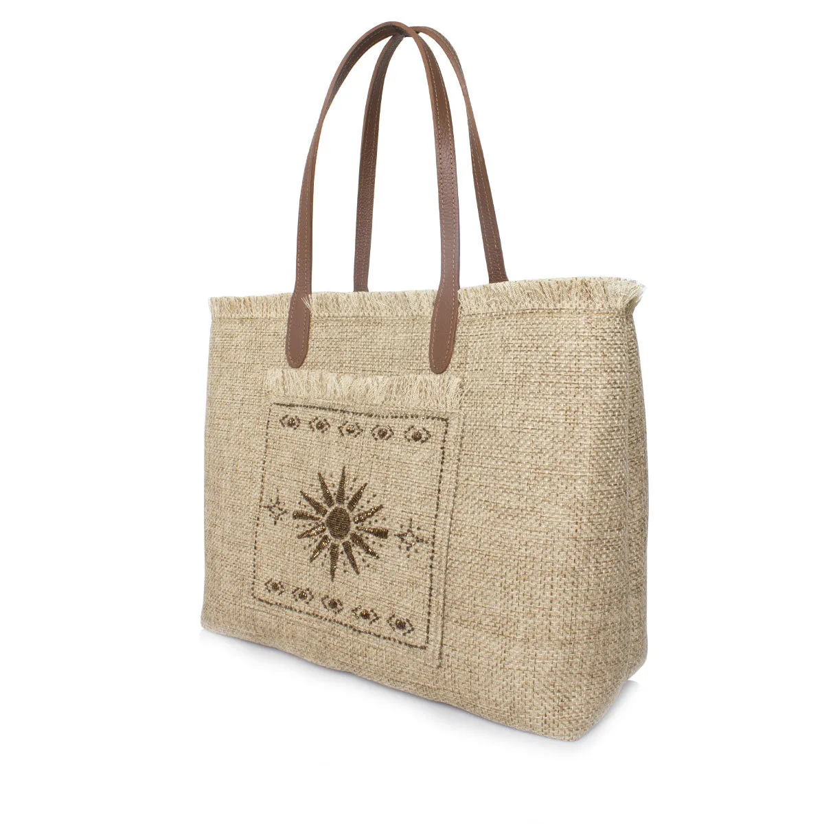 SUNRISE ON BEIGE TRAVEL BAG