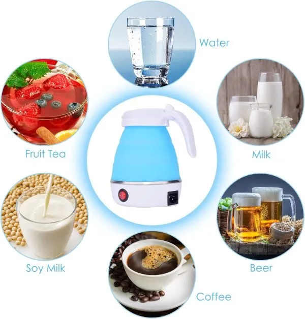Travel Holding Electric Kettle Foldable And Portable